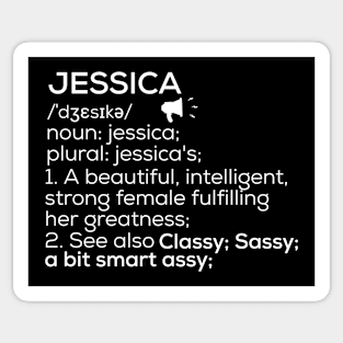 Jessica Name Definition Jessica Female Name Sticker